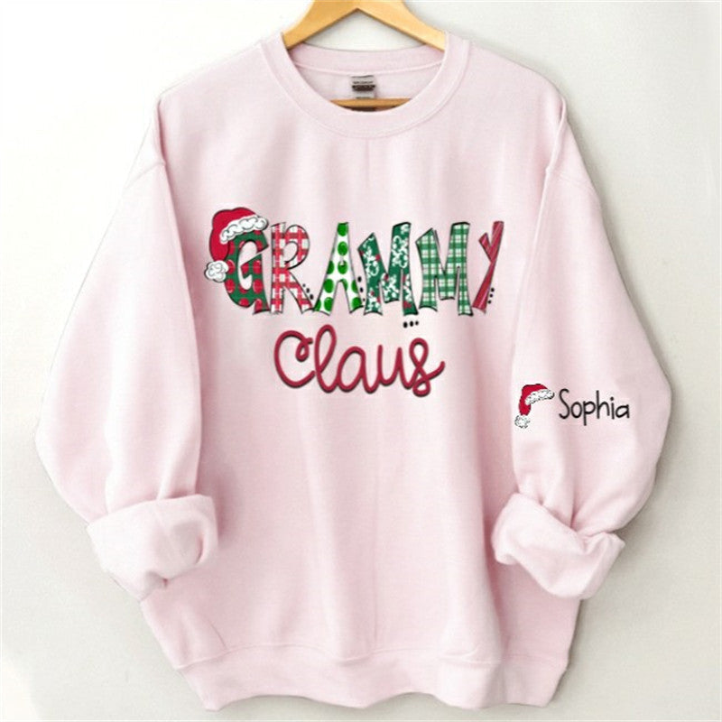 Lofaris Santa Hats Dots Grandma Custom Christmas Sweatshirt