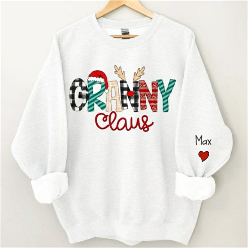 Lofaris Santa Hats Elk Claus Custom Mom Christmas Sweatshirt