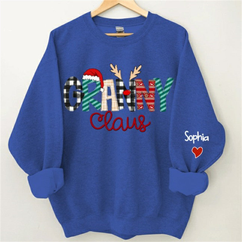 Lofaris Santa Hats Elk Claus Custom Mom Christmas Sweatshirt