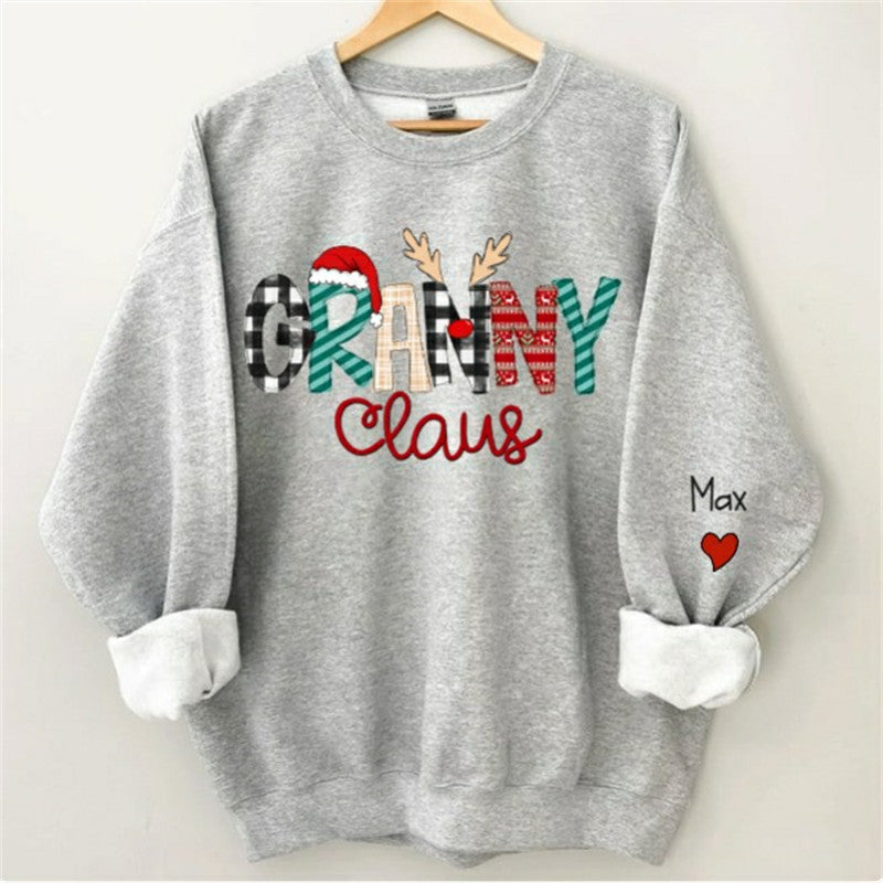 Lofaris Santa Hats Elk Claus Custom Mom Christmas Sweatshirt