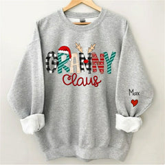 Lofaris Santa Hats Elk Claus Custom Mom Christmas Sweatshirt