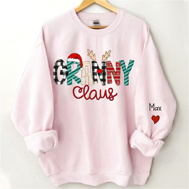 Lofaris Santa Hats Elk Claus Custom Mom Christmas Sweatshirt