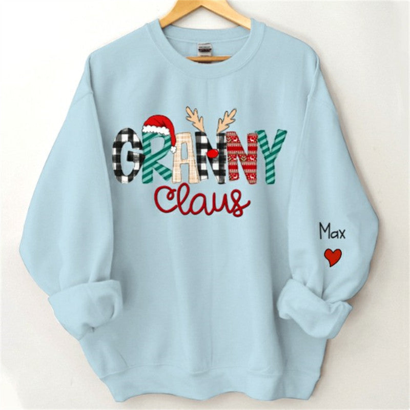 Lofaris Santa Hats Elk Claus Custom Mom Christmas Sweatshirt