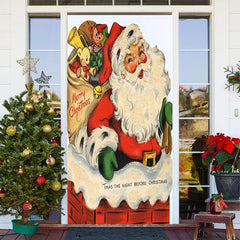 Lofaris Santa Smokestack Gift Pack Christmas Door Cover