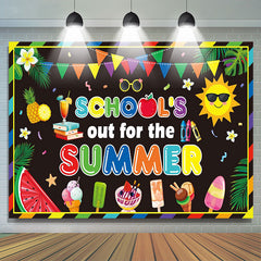 Lofaris Schools Out For The Summer Ice Cream Grad Backdrop