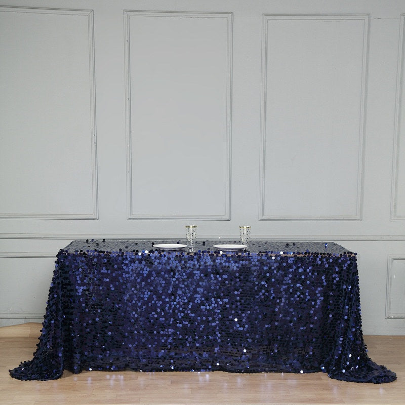 Lofaris Seamless Big Payette Sequin Rectangle Tablecloth