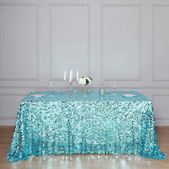 Lofaris Seamless Big Payette Sequin Rectangle Tablecloth
