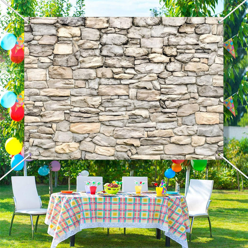 Lofaris Seamless Texture Medieval Stone Wall Brick Backdrop