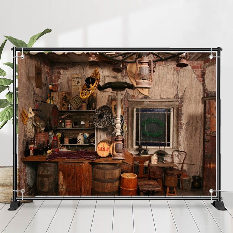 Lofaris Shabby Brick Wall Life Photo Architecture Backdrop