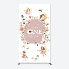 Lofaris She Onederful Fairy Floral Arch Birthday Backdrop