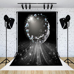 Lofaris Shining Bubble Feather Magic Scene Photo Backdrop