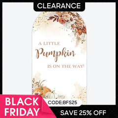 Lofaris (Ship In 24HR) Little Pumpkin Boho Floral Baby Shower Arch Backdrop