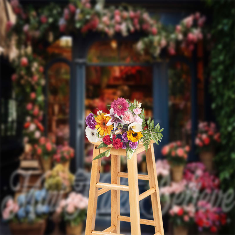 Lofaris Showcase Vine Colorful Floral Photo Spring Backdrop