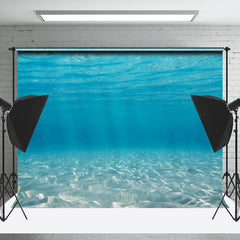 Lofaris Silent Blue Undersea Wave Sunshine Summer Backdrop