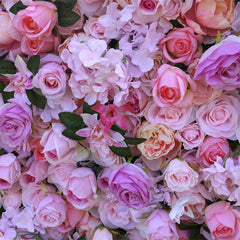 Lofaris Silk Purple And Pink Artificial Flowers For Wall Decor