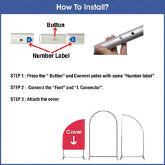 Lofaris Silver Half Moon Arched Backdrop Stands 3 Piece Set Wedding Party Ceremony Decor