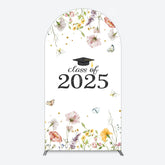 Lofaris Simple Floral Class Of 2025 Graduation Arch Backdrop