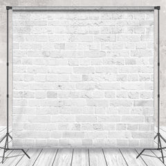 Lofaris Simple Grey Brick Wall Indoor Photography Backdrop