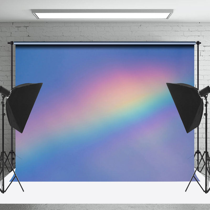 Lofaris Simple Hazy Rainbow Bokeh Backdrop For Photography