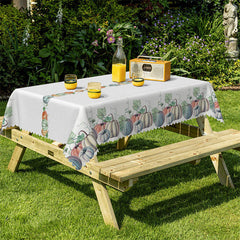Lofaris Simple Pumpkins Boho Rectangle Tablecloth For Kitchen