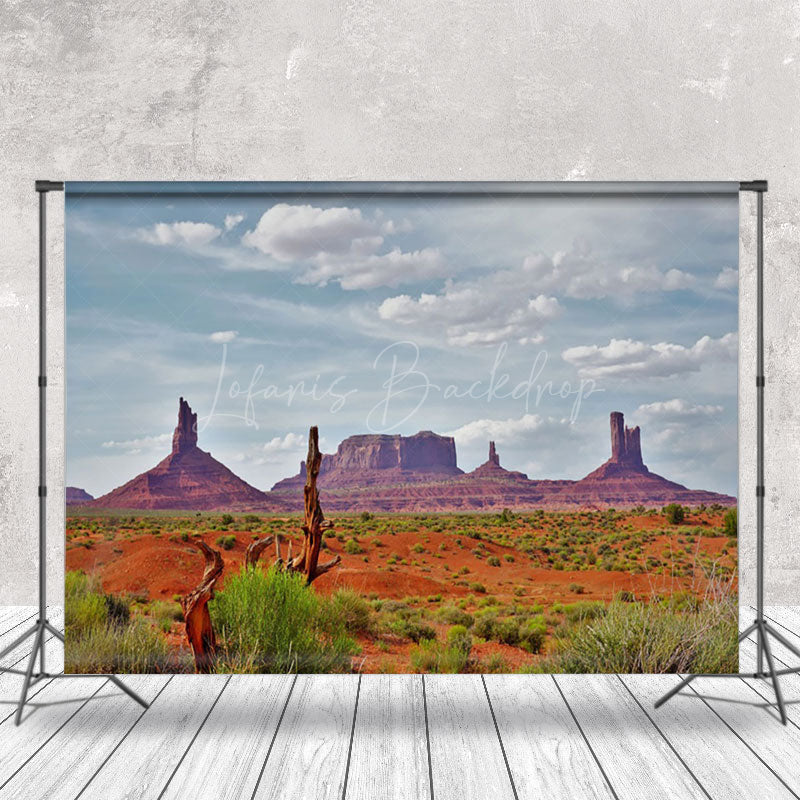 Lofaris Sky Plant Desert Mountains Natural Scenery Backdrop