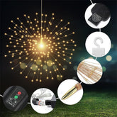 Lofaris Solar Waterproof Hanging Starburst Sphere Lights