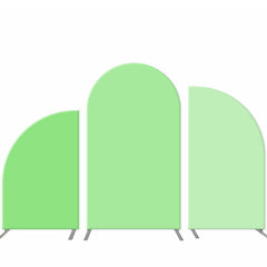 Lofaris Solid Light Green System Birthday Arch Backdrop Set