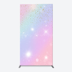 Lofaris Sparkle Rainbow Gold Glitter Arch Birthday Backdrop