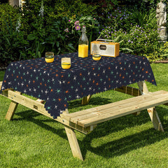 Lofaris Spiders Pattern Step And Repeat Halloween Tablecloth