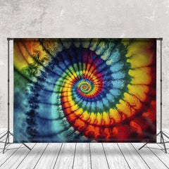 Lofaris Spiral Rainbow Color Smoke Fine Art Photo Backdrop