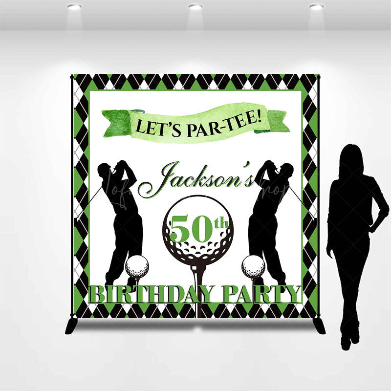 Lofaris Sport Golf Lets Partee Custom Name Birthday Backdrop