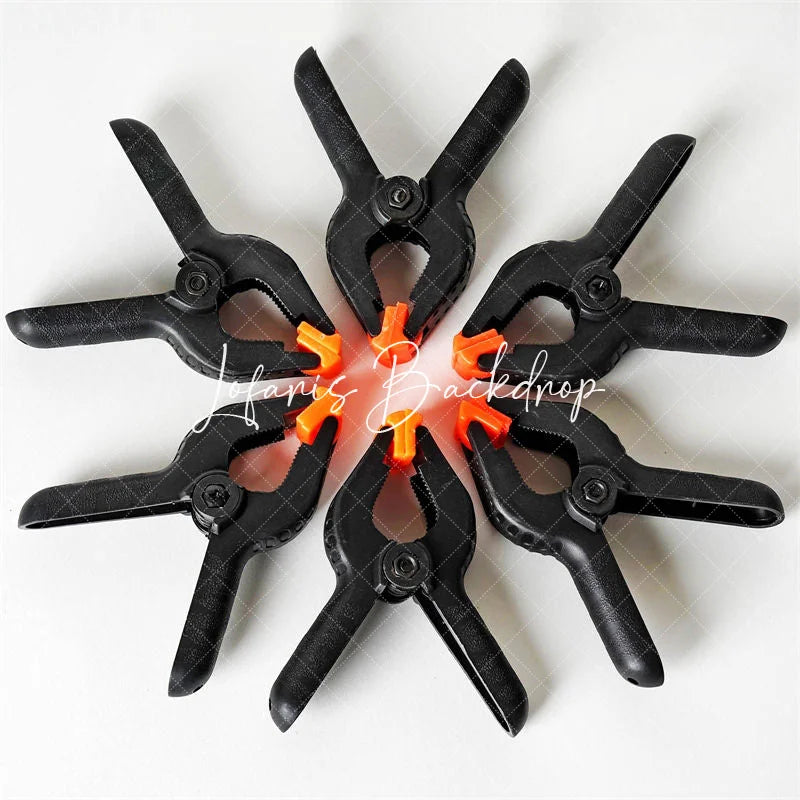 Lofaris 6 Pack | 4.5’’ Heavy Duty Photography Backdrop Clamps