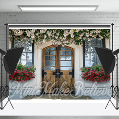 Lofaris Spring Flowers Decoration Door And Window Backdrop