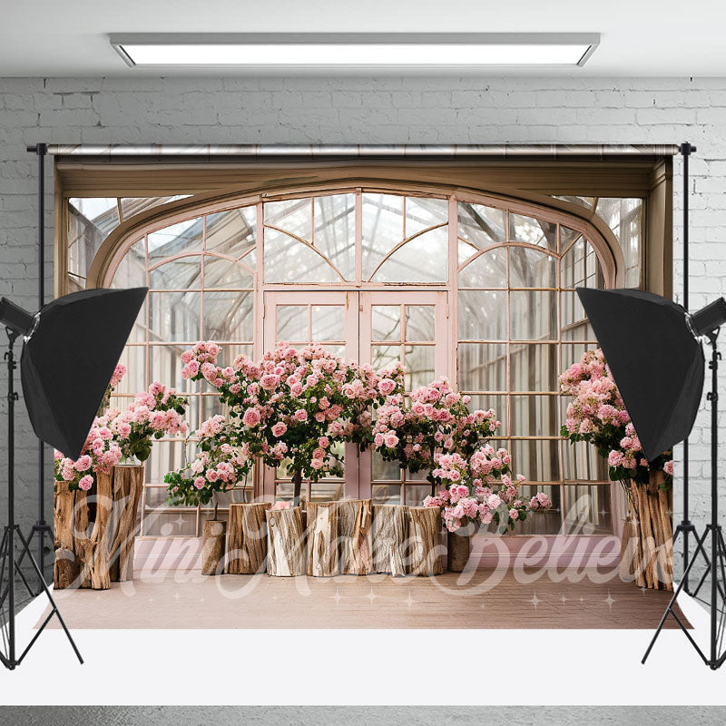 Lofaris Spring Greenhouse Transparent Architectural Backdrop