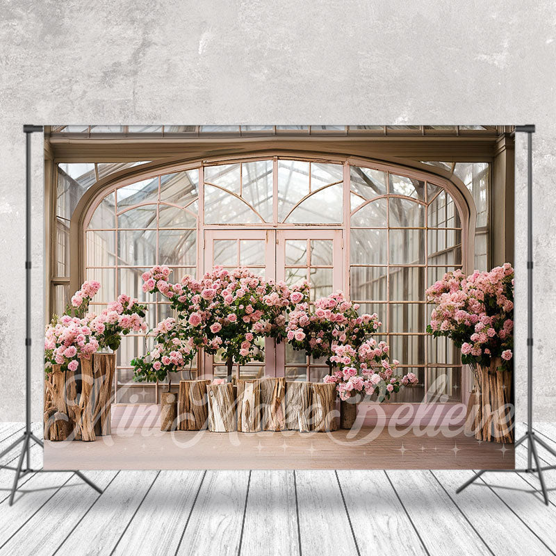 Lofaris Spring Greenhouse Transparent Architectural Backdrop