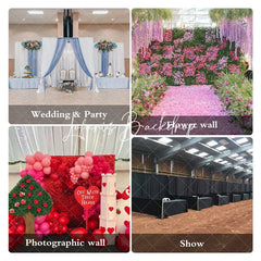 Lofaris Square Adjustable Pipe Drape Backdrop Stand for Event