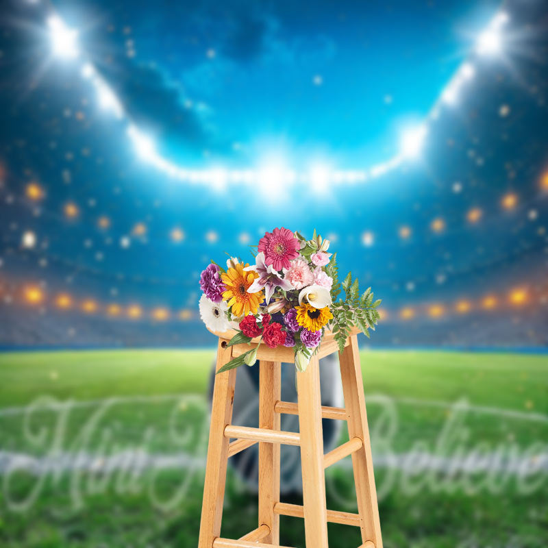 Lofaris Stadium Football Sports Photography Backdrop For Kids