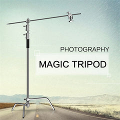 Lofaris Stainless Steel Foldable Tripod Light Stand For Photo