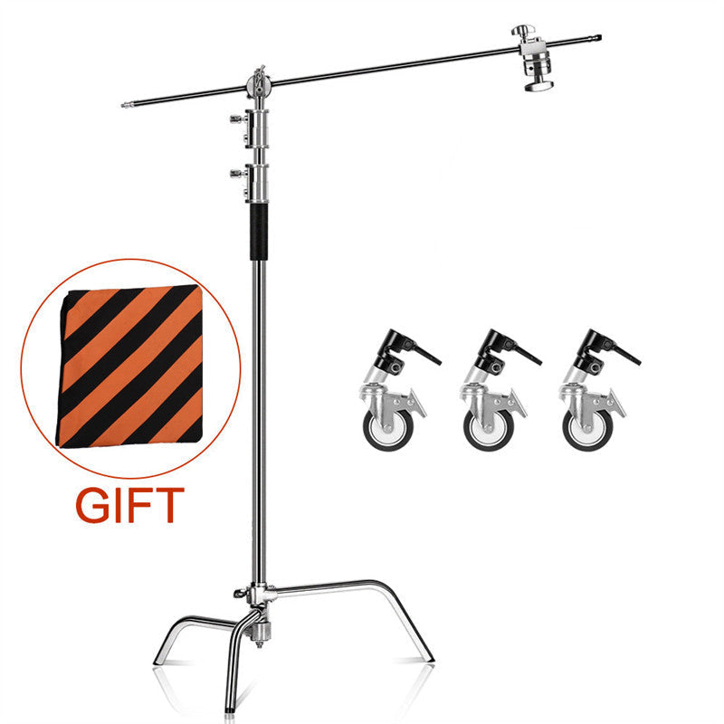 Lofaris Stainless Steel Foldable Tripod Light Stand For Photo