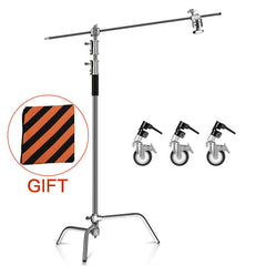 Lofaris Stainless Steel Foldable Tripod Light Stand For Photo