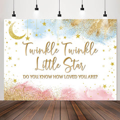Lofaris Star Do You Know How Loved Are Baby Shower Backdrop