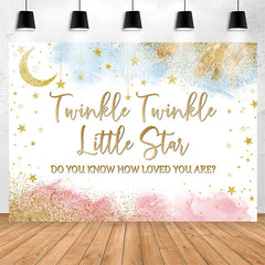 Lofaris Star Do You Know How Loved Are Baby Shower Backdrop