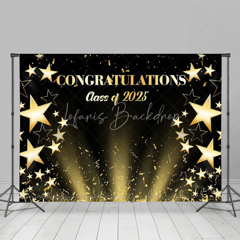 Lofaris Star Ribbon Congratulations Class Of 2024 Backdrop