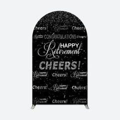 Lofaris Step And Repeat Cheers Arch Backdrop For Retirement