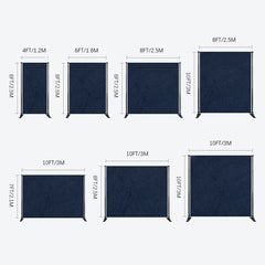 Custom Blue Metal Texture Family Reunion Backdrop