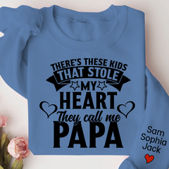 Lofaris Stole My Heart They Call Me Papa Custom Sweatshirt