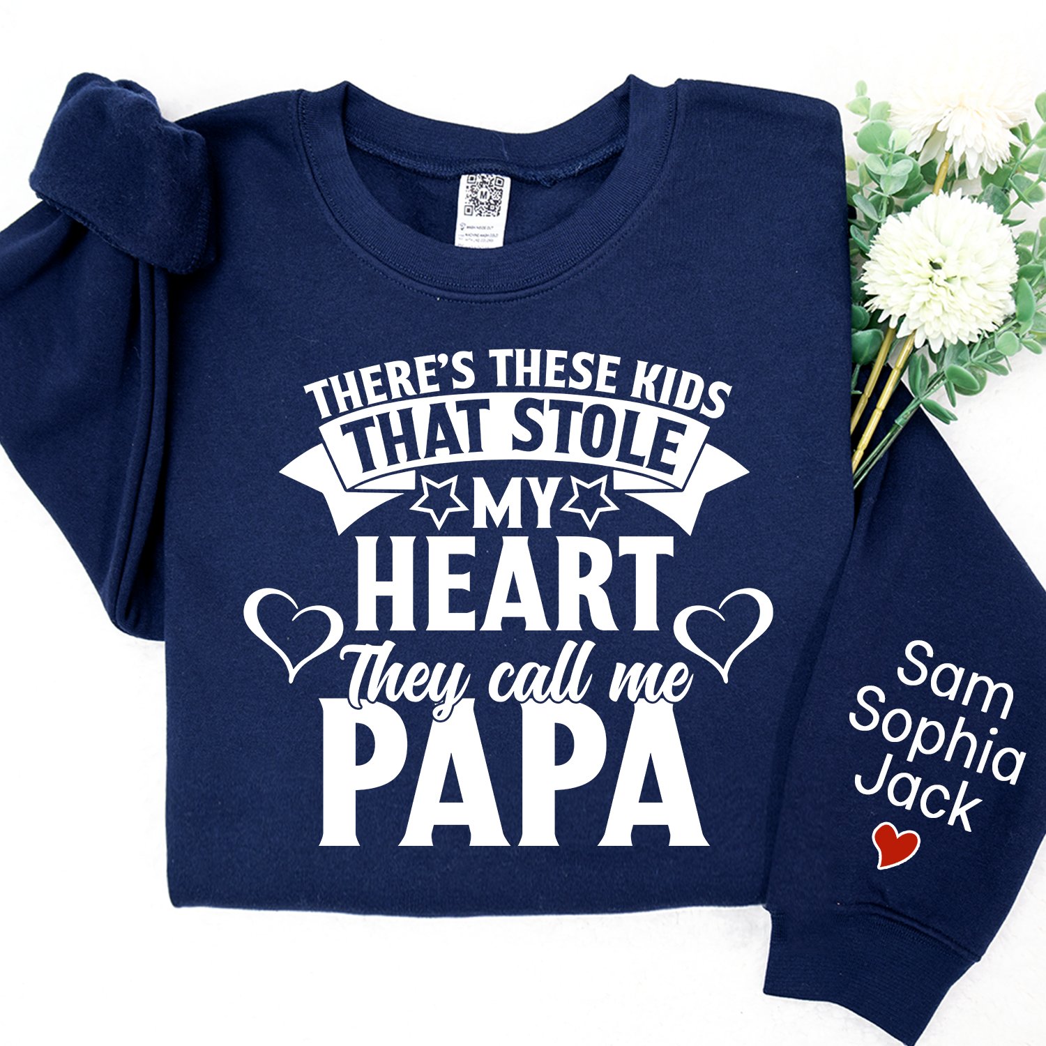 Lofaris Stole My Heart They Call Me Papa Custom Sweatshirt