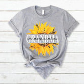Lofaris Summer Hot Sunflowers Grandma And Kids T - Shirt