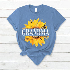 Lofaris Summer Hot Sunflowers Grandma And Kids T - Shirt