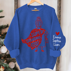 Lofaris Super Grandma Sweatshirt Custom With Kids Gift TH